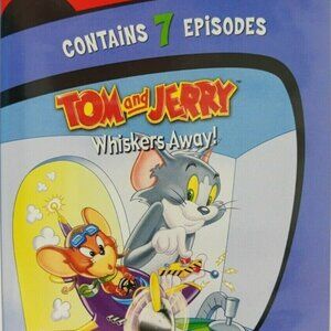 DVD Tom and Jerry: Whiskers Away! Kids TV Favorites (7 Cartoon Episodes)